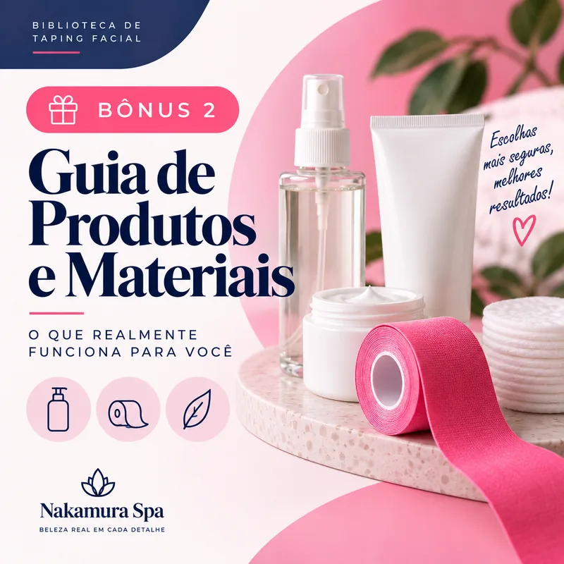 Capa do bônus Guia de Produtos e Materiais